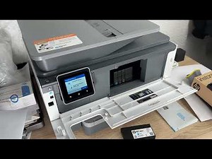 How to replace cartridge ink on HP OfficeJet 9010 series printer DIY