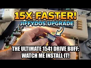 15x+ Faster Loading on a Real 1541? JiffyDOS Install & Test