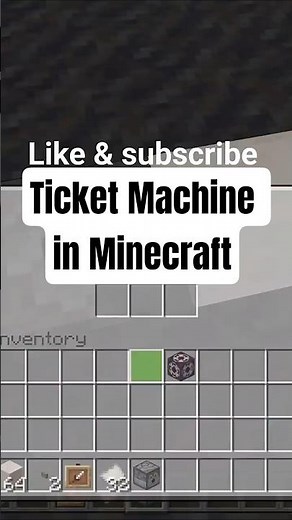 🎮 Simple Steps to Create a Ticket Machine in Minecraft!