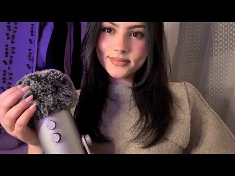 ASMR Fluffy Mic Scratching & Rambling 🤍 (Life Update)