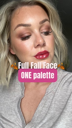 7.6K views · 222 reactions | Full FALL face with ONE palette! Let’s...
