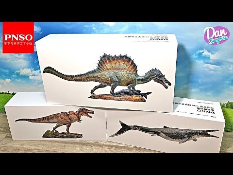 PNSO Dinosaurs - Spinosaurus, T-Rex, Mosasaurus