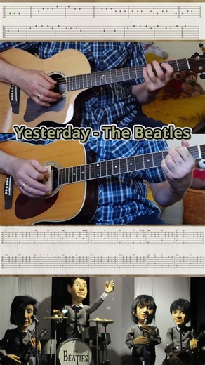 Yesterday - The Beatles 1965 / Guitar Solo Tabs and Chords