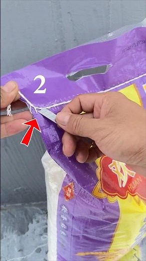 Two Simple Ways to Open Rice Bag Strings #farmingtech