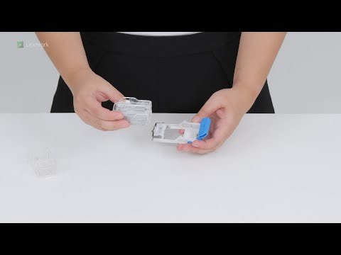 CS943/CX942/CX943/CX944 and MX930/CX930/CX931—Replacing the standard staple cartridge refill