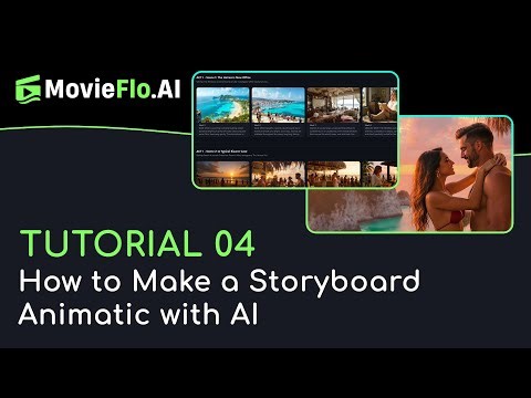 How to Make a Storyboard Animatic with AI | Tutorial 04 | MovieFlo.AI