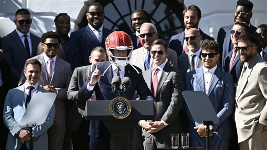 Biden welcomes Super Bowl champion Kansas City Chiefs to the White House