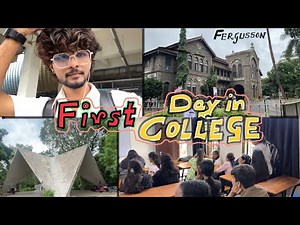 First Day of FERGUSSON College🎧,BSC Animation #pune #fergussoncollege #students #2025 🐿️