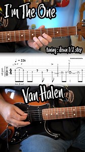 I'm The One guitar riff by Van Halen with tabs | GuitArmy