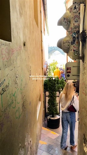 Discovering Prague's Narrowest Street: A Funny Experience