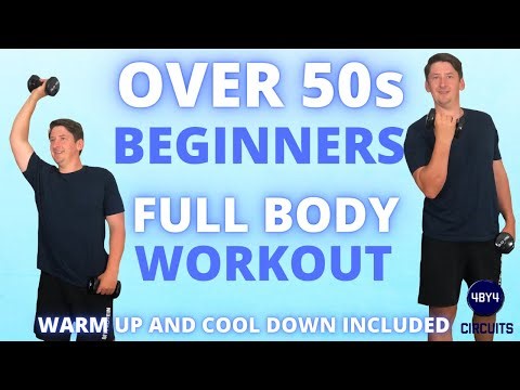 Over 50s Beginners | Full Body | Weights Workout | SIMPLE EXERCISES
