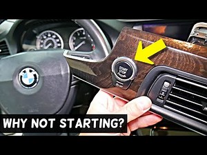 WHY PUSH START IGNITION SWITCH BUTTON DOES NOT WORK BMW X1 X2 X3 X4 X5 X6 F10 F30 F11 F31 F32 F25 F2