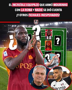 1.7M views · 10K reactions | El INCREÍBLE EQUIPAZO que ARMÓ MOURINHO con la ROMA y nadie se dió cuenta樂 ¡Y otros FICHAJES INESPERADOS!朗⚽ #futbol #Mourinho #fichajes #ASRoma | La Gambeta | Facebook