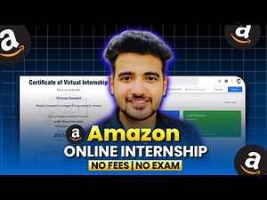 Amazon Online Internships 2025 Work From Home AWS AI ML Internships for College Students