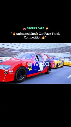 Dynamic Animated Race Cars Speeding on a Track "#race #sports #cars #fy #fyy #fypシ゚viral #shorts