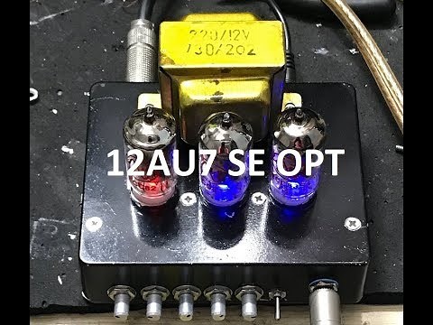 How to wind a 2W single ended output transformer for 12AU7 tube