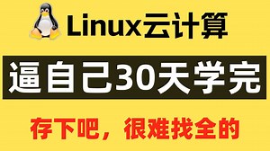 【Linux入门到精通】逼自己30天学会Linux，零基础小白看这套就够了！存下吧很难找全的