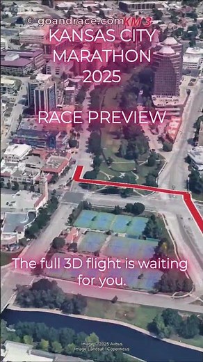 Garmin Kansas City Marathon 2025: Official 3D Course Preview