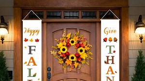 Shoppers loving Walmart's $13 fall banner that's 60% less than Michaels version