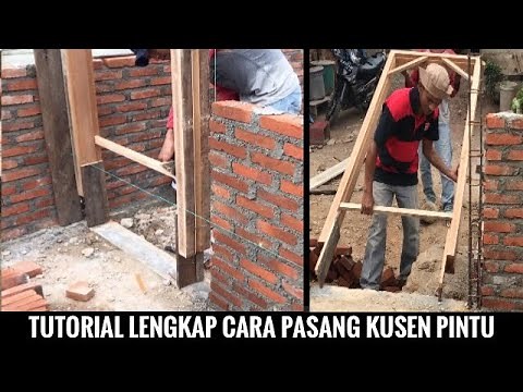 Complete tutorial on how to install wooden door frames correctly