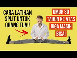 Latihan Split Tengah Untuk Usia 30 tahun Ke Atas