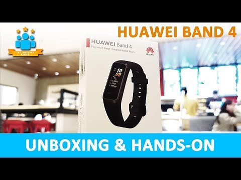 Huawei Band 4 Unboxing and Hands-on