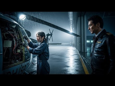 深夜の空港で一人ヘリコプターと格闘する女性技師 富豪パイロットが見せた電撃告白に世界が変わった！