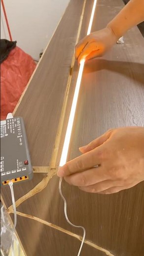 DIY Aluminum LED Light Rail Installation | LED Lighting for Wooden Cabinet
