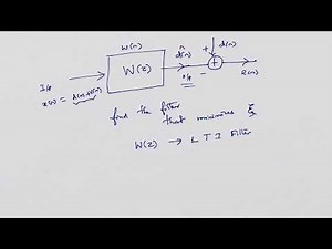 Introduction to optimum FIR wiener filters in the context of advanced statistical signal processing