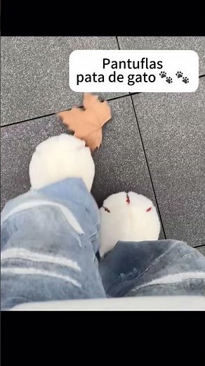 Pantuflas de gatito suaves y adorables