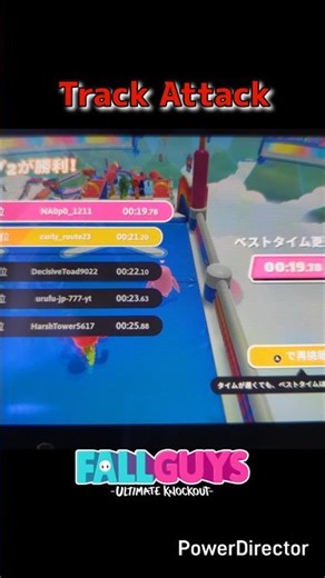 Time Attack Track Attack 19.78s#fallguys #switch