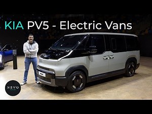 Kia PV5 - Electric Panel Van, Crew-Cab, Passenger and WAV (Wheelchair Accessible Vehicle) 1st Look