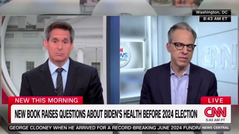 Jake Tapper admits he didn't cover Biden health concerns aggressively enough