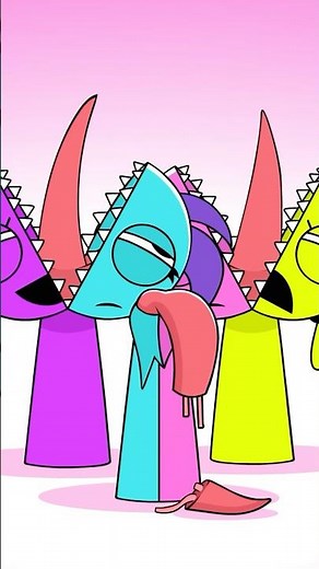 Sprunki OC SemiHemi meets Kiki and Bouba #sprunki #incredibox