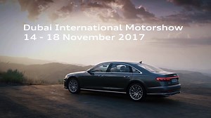 The future of driving, the all-new Audi A8 and a brand new member of the #LeagueOfPerformance, the Audi RS 5. LIVE from the #DubaiMotorShow on www.facebook.com/AudiMiddleEast & www.youtube.com/AudiMiddleEast. Make sure you tune in on 14 November at 11:27AM (GMT 4). | Audi Middle East