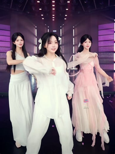 Adorable Chinese Girl Group Cosplay Performance
