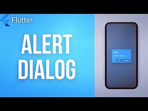 ALERT DIALOG • Flutter Widget of the Day #16