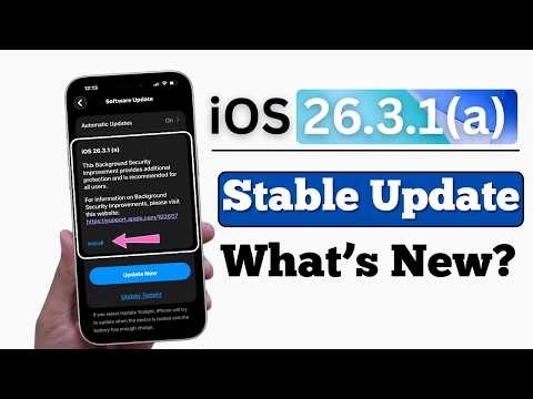 iOS 26.3.1 (a) - Stable Version, Released What's New? | iOS 26.3.1(a) in Hindi