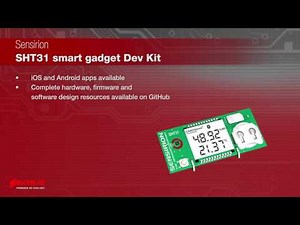 Sensirion SHT31 Smart Gadget Development Kit | Maker Minute
