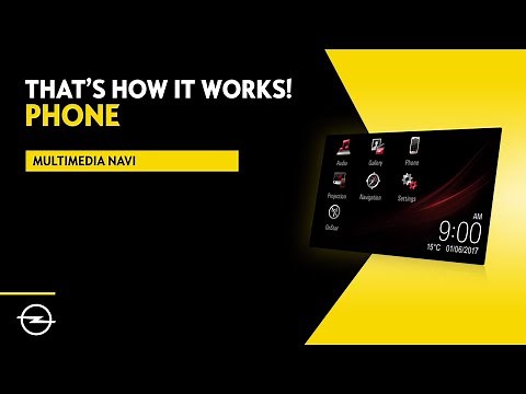 Multimedia Navi - Insignia | Phone | That's How It Works! | Opel Infotainment