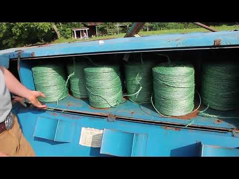 How to String and Route Twine through a Hay Baler - Ranch Hand Tips