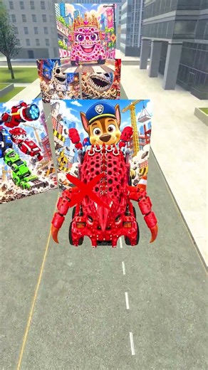 ALL SIZE EVOLUTION Truck Trypophobia PAW PATROL TANSFORMER and MOON BRAINROT 2D 3D CITY GARRY'S MOD