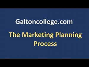 The Marketing Planning Process