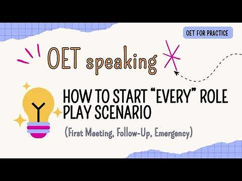 HOW TO START EVERY ROLE PLAY SCENARIO