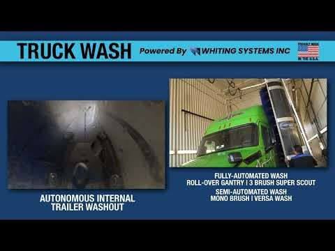 Whiting Systems Automated and Semi-Automated Fleet Wash Systems