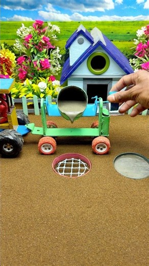 DIY Miniature House 🏡😍 | Amazing Craft Idea with Colorful Garden & Ladders!