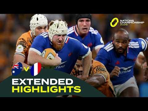 TENSE Showdown in Brisbane 🤩 | Australia v France | Nations Championship 2026 | Match Highlights