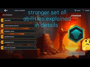 Shadow fight 3|| stranger set abilities explained||