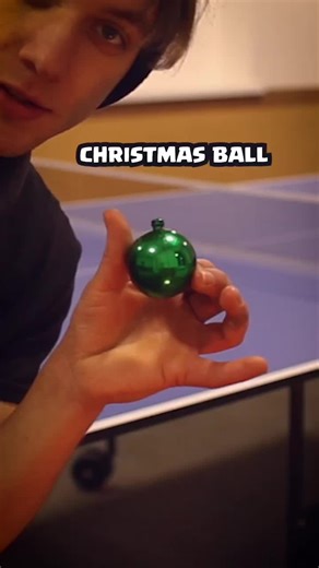 Exciting Christmas Table Tennis Trick Shots