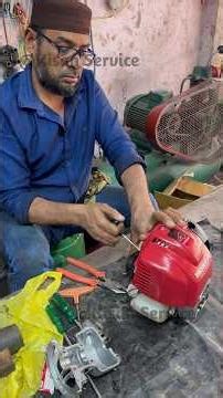 Original HONDA GX 25 oil chamber changing #repair #honda #trending #engine #gx25 #taiwan #pump